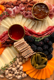 Charcuterie Board with fresh Greunke's cheese