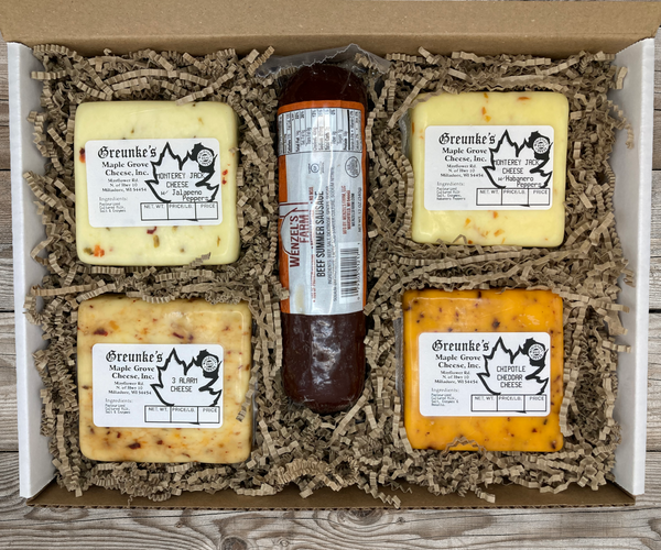 The Spicy - Cheese and Sausage Gift Box